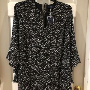 KAARI blue dress knee length